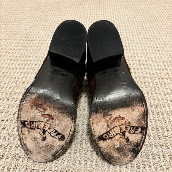 Freebird By Steven Maroon Women's Lace-Up Boots Size 6 - Picture 5 of 9